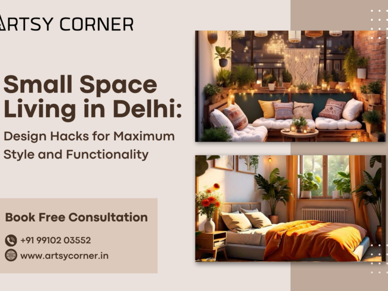 Small Space Living in Delhi: Design Hacks for Maximum Style and Functionality